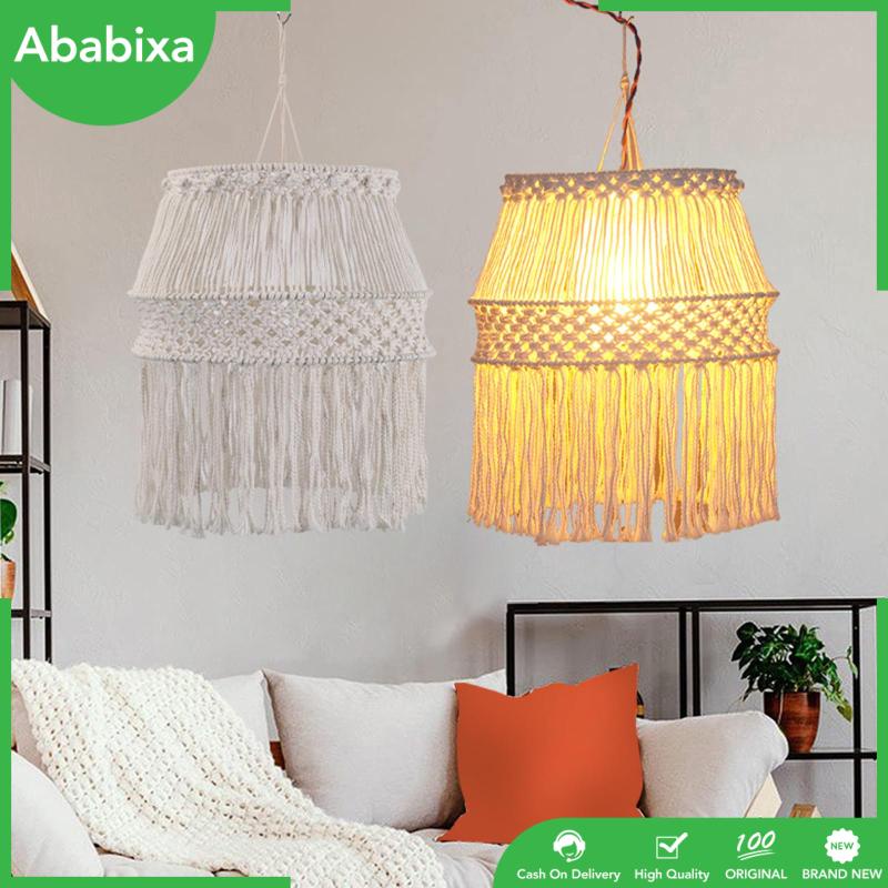 Chụp Đèn Treo Trần Nhà Bằng Vải Dệt Phong Cách Bắc Âu Độc Đáo Trang Trí Nhà Cửa