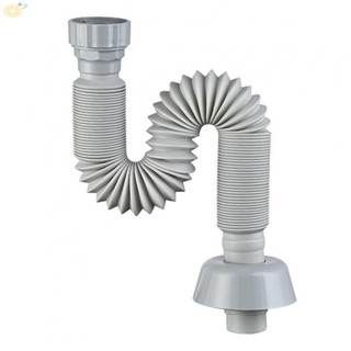 【VARSTR】Drain Pipe Arbitrary Bending Elastic Material Kitchen Hose Sink Deodorant