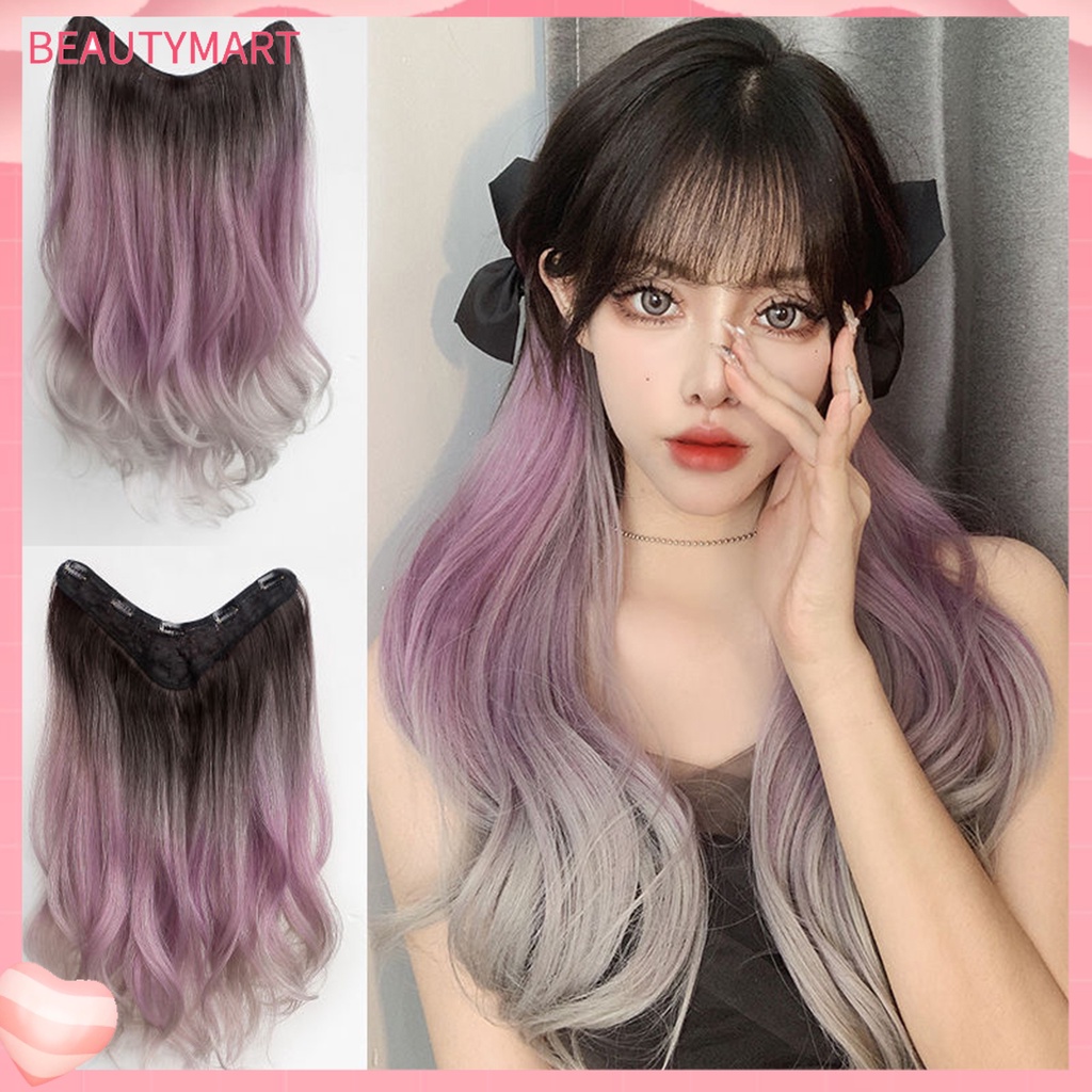 Bộ Tóc Giả Dài Xoăn Tự Nhiên Mềm Mại Thời Trang Cho Nữ