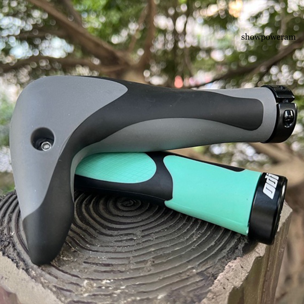 1 Cặp Vỏ Bọc Tay Lái Xe Đạp Leo Núi Bằng Silicone Chống Trượt