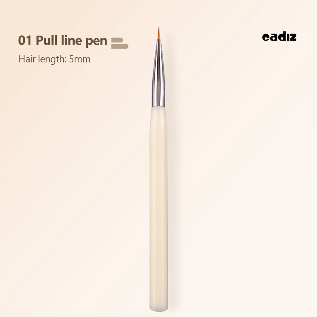 Cọ Nylon Lông Kim Loại Thoải Mái Chuyên Dụng Cho Vẽ Móng Tay