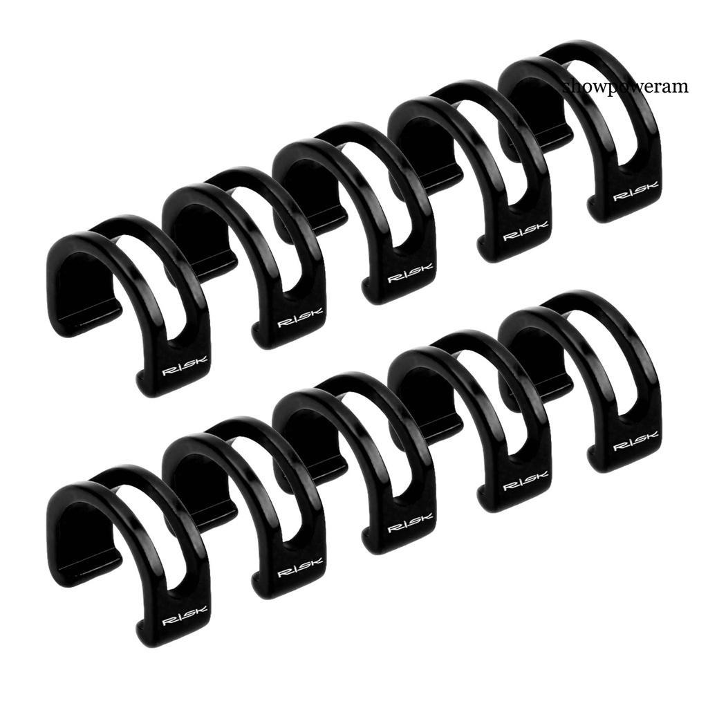 Set 10 Khóa Cài Chữ C SP-10 CNC Đơn Giản Chống Ăn Mòn Cài Đặt Dây Phanh Xe Đạp