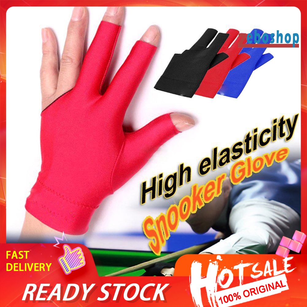 1 Găng Tay Chơi Bida Ba Ngón Đàn Hồi Chống Trượt