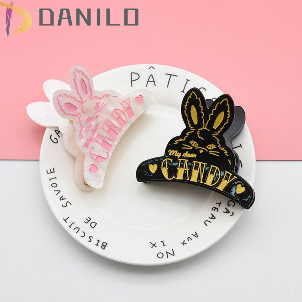 Kẹp Tóc Đuôi Ngựa Hình Cá Mập In Chữ Phong Cách Hàn Quốc Dễ Thương