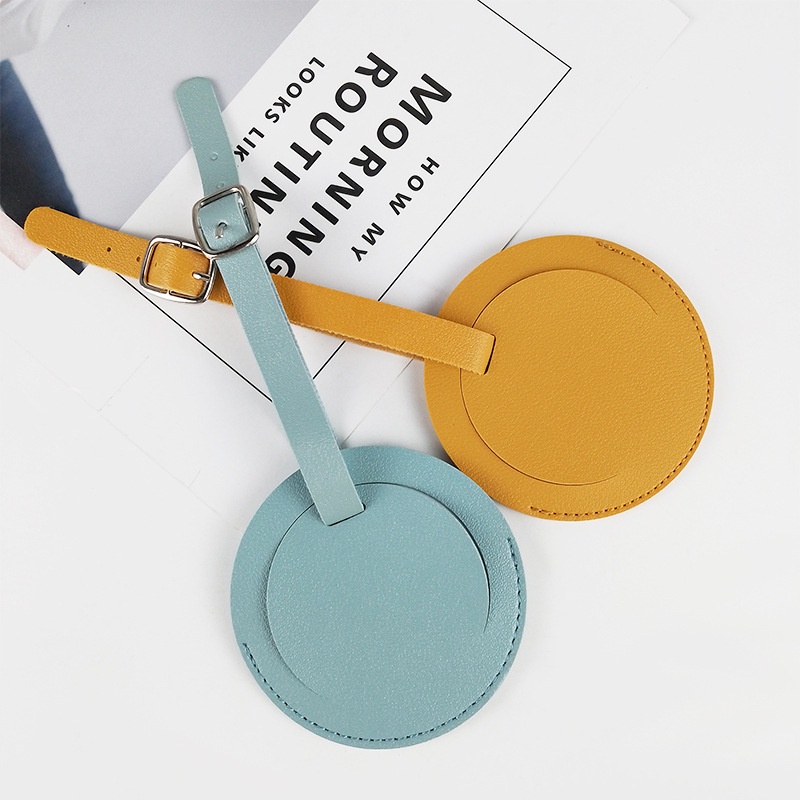 1 Thẻ Đánh Dấu Ghi Tên Hành Lý Màu Trơn