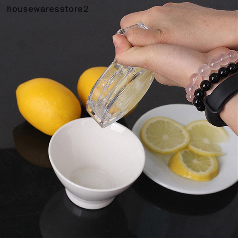 2 Dụng Cụ Ép Nước Chanh Bằng Nhựa Acrylic Trong Suốt Tiện Dụng