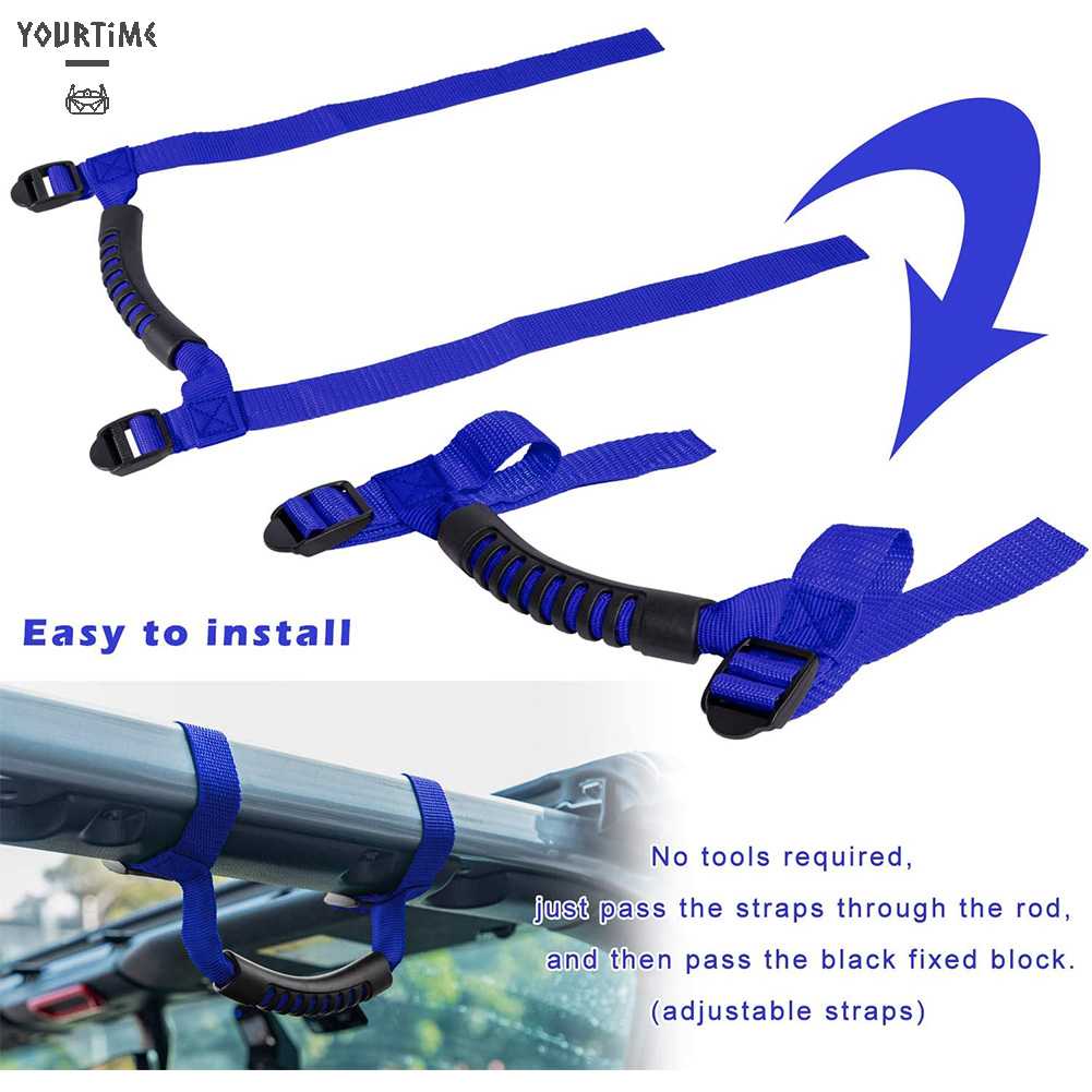 Bộ 4 Dây Gắn Tay Nắm Cửa Xe Hơi Chống Trượt Tiện Lợi