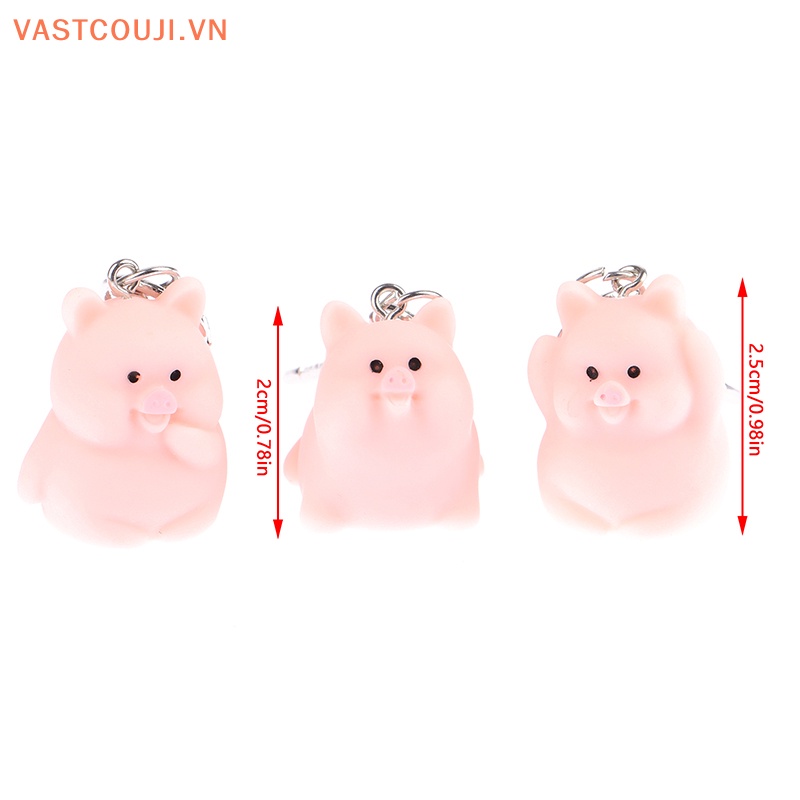 Móc Khóa Hình Heo Hồng Đáng Yêu Xinh Xắn