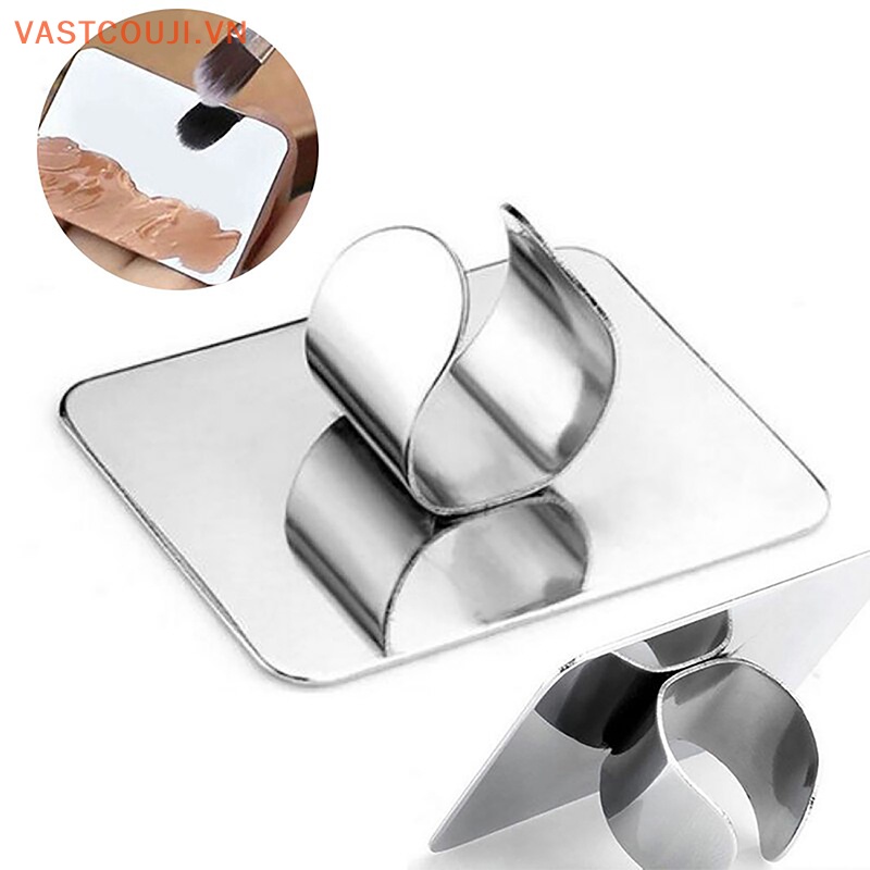 Bộ Bảng Trộn Màu Trang Điểm Móng Tay Bằng Thép Không Gỉ VASTJI