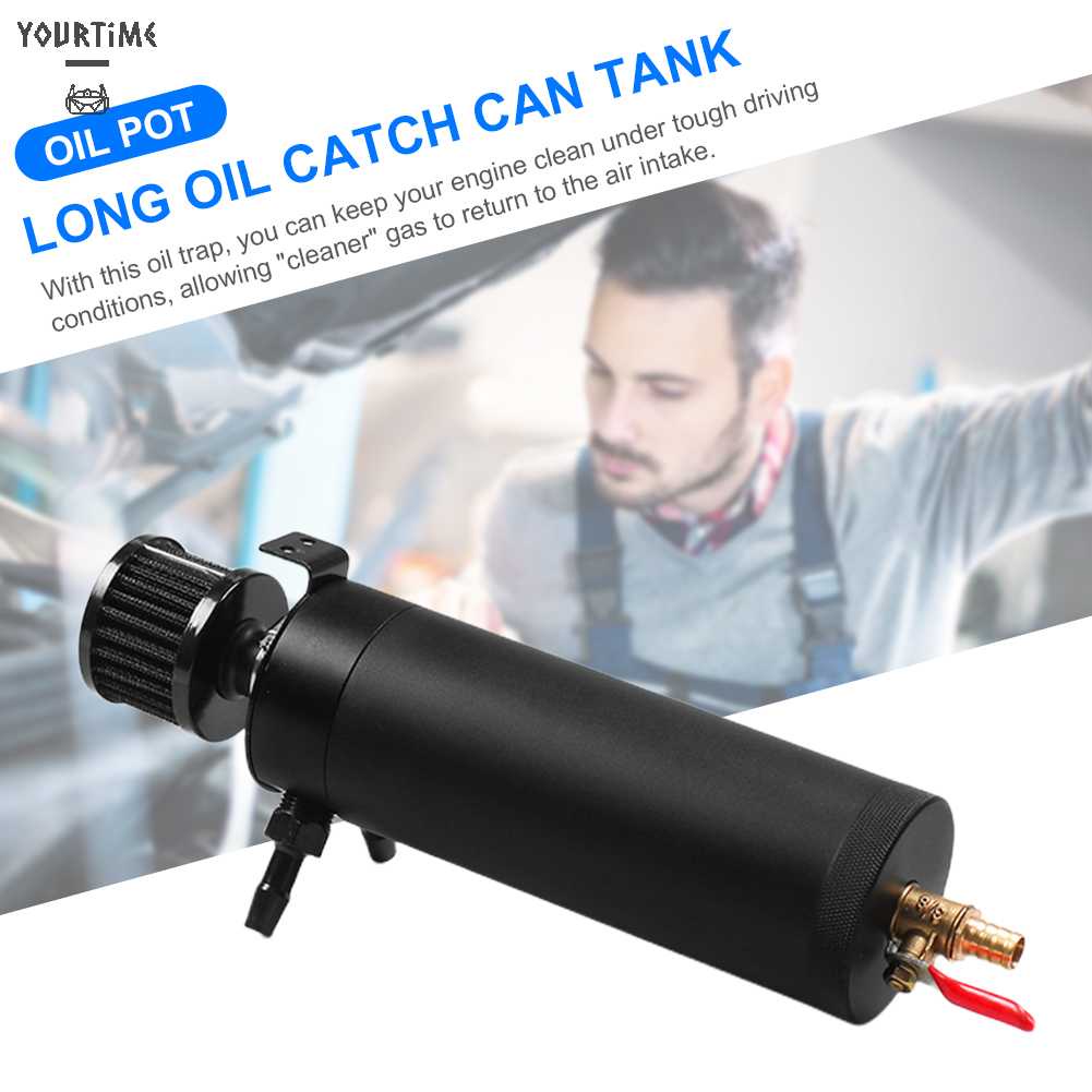 Bình Đựng Dầu 2 Cổng Bằng Nhôm Cho Xe Hơi