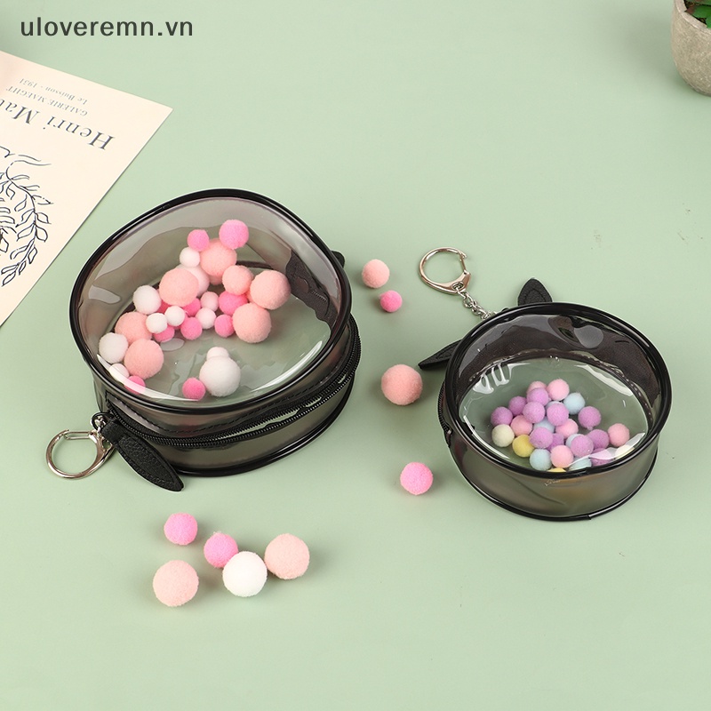 Hộp Đựng Đồ Chơi Búp Bê Bằng PVC Trong Suốt Chống Bụi Có Khóa Kéo Tiện Dụng