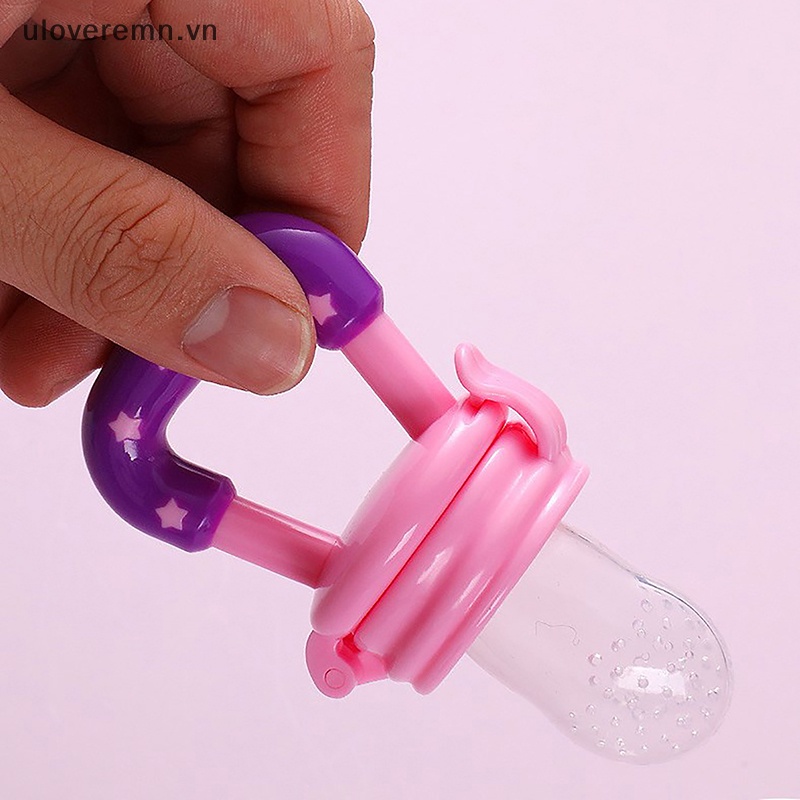 Uloveremn Núm Ti Giả Ngậm Mọc Răng Trái Cây Tươi Mát Cho Bé Sơ Sinh