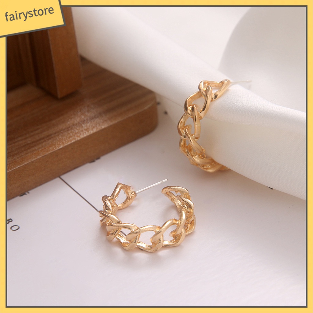 [FRO] Bông Tai Rỗng Trang Trí Retro Gothic Dành Cho Nữ