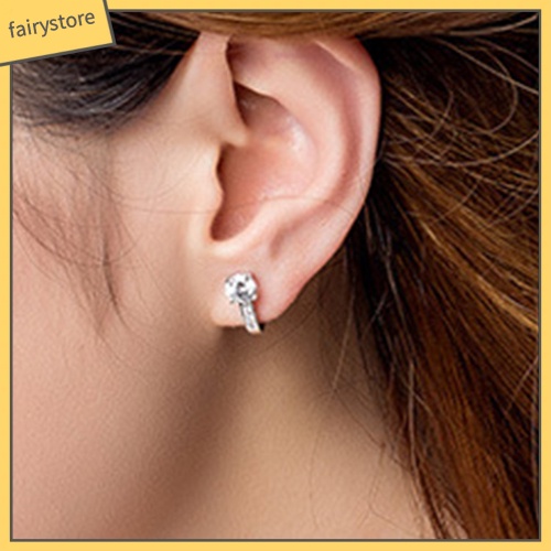 Bông Tai Mạ BạC ĐíNh Đá ThờI Trang