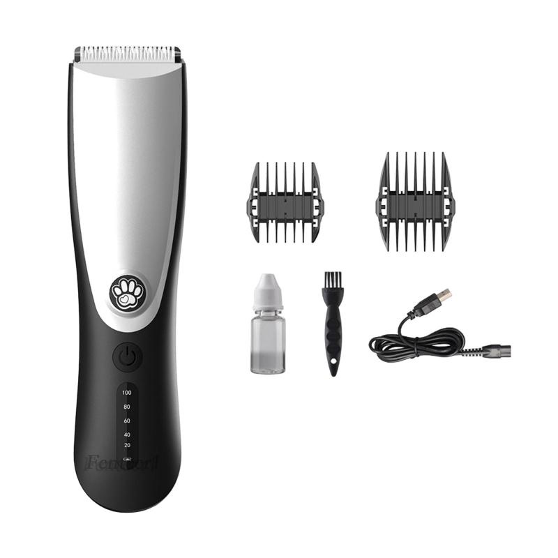 [Fenteer1] Bộ Tông Đơ Tỉa Lông Thú Cưng Di Động Có Thể Sạc Lại