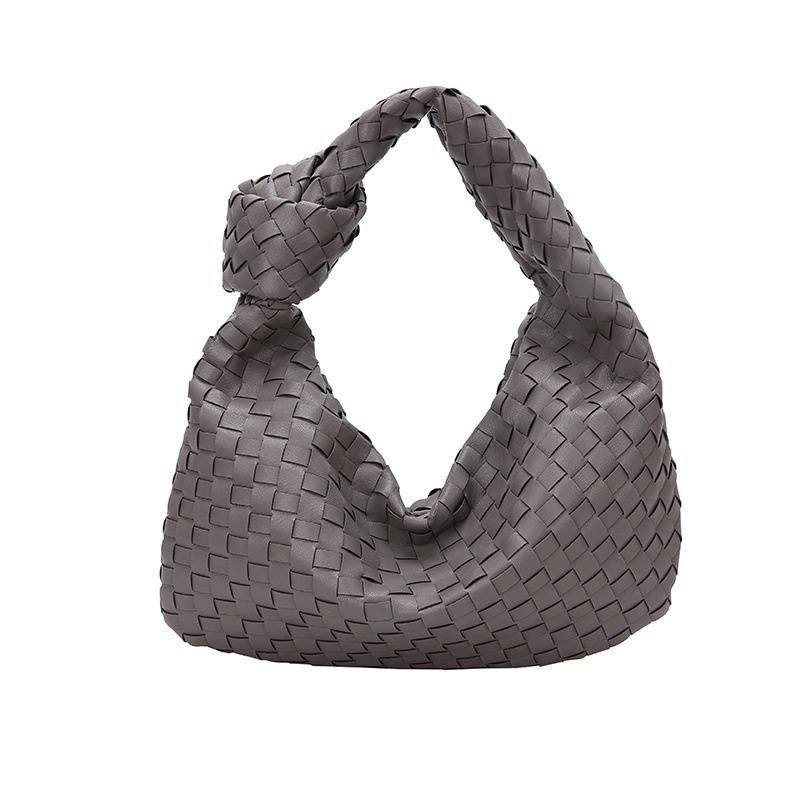 Túi Xách Da PU Hình Đám Mây Thắt Nút Phong Cách Retro Cho Nữ