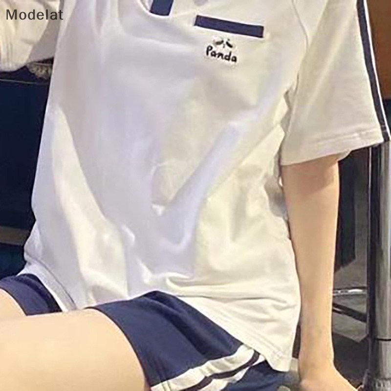 Set Áo Thun Ngắn Tay Và Quần Short Thể Thao Thời Trang Năng Động