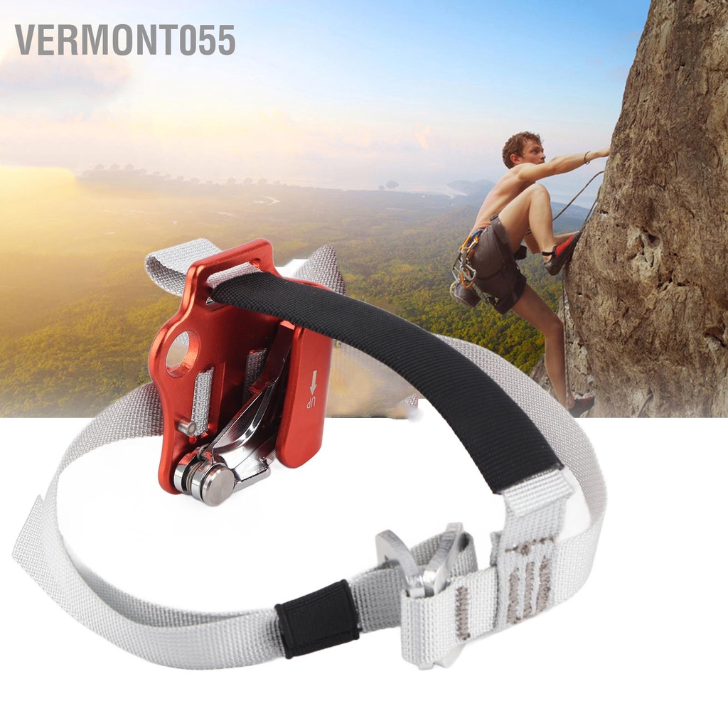 Vermont055 Foot Ascender Hợp kim nhôm Độ cứng cao Trọng lượng nhẹ Portable Nonslip Design Có thể điều chỉnh