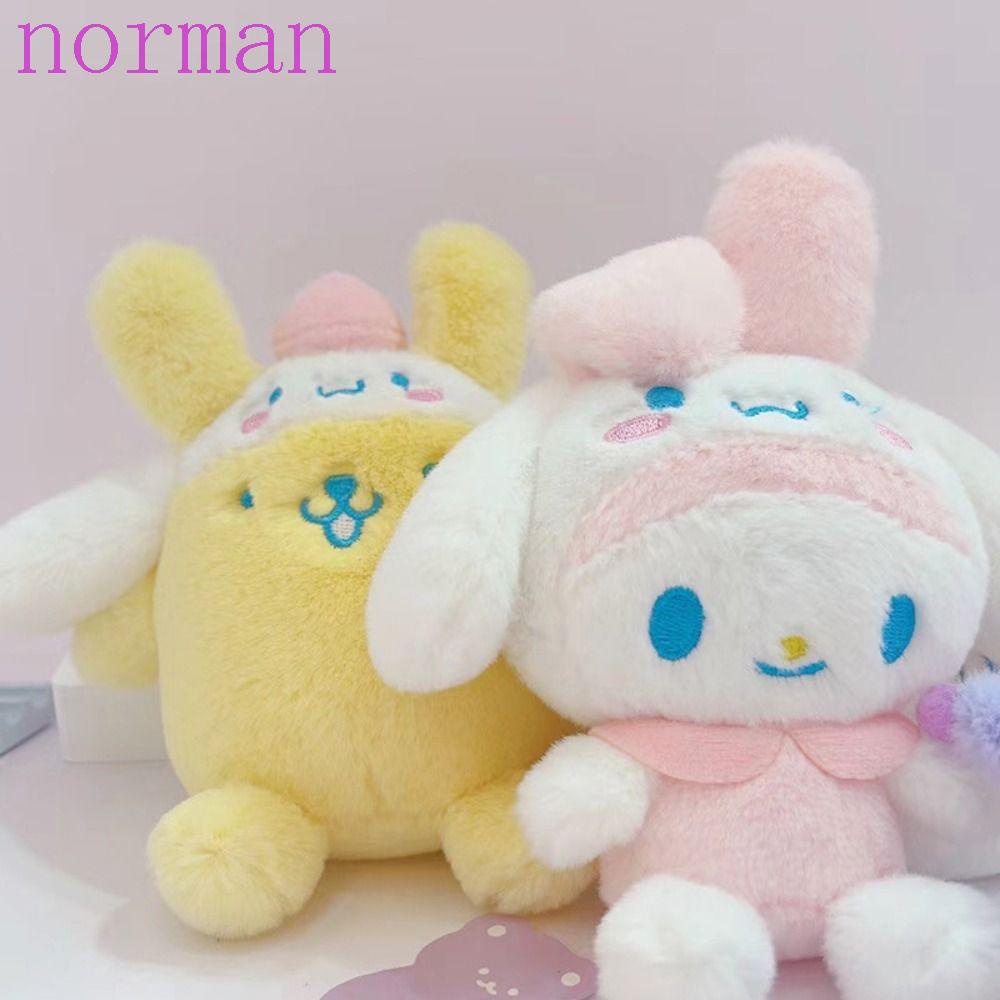 Móc Chìa Khóa Hình Thỏ Nhồi Bông Phong Cách Hàn Quốc Dễ Thương Giá Đỡ