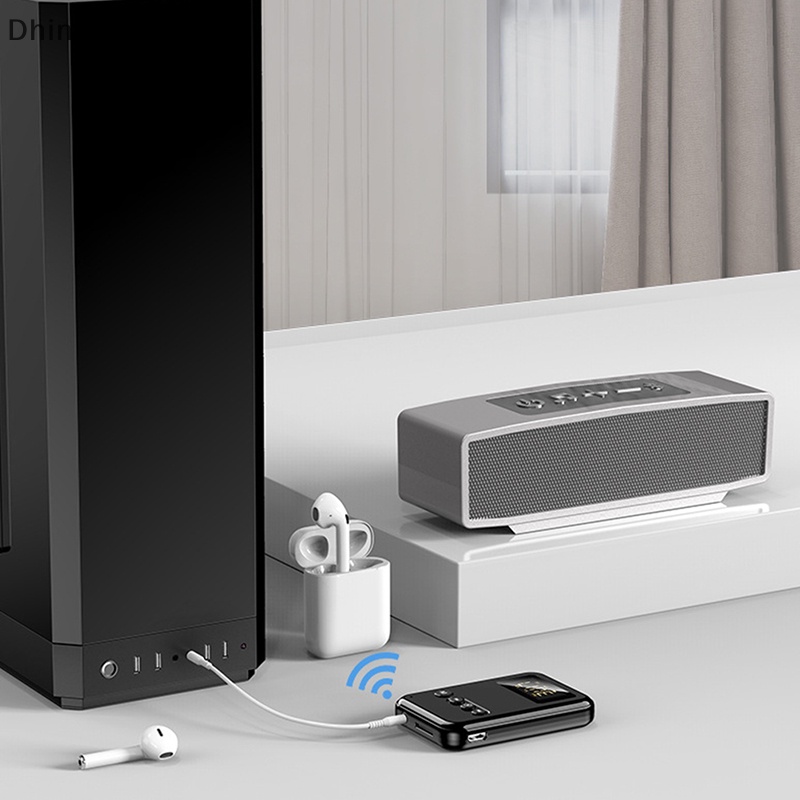 Thiết Bị Truyền Nhận Tín Hiệu Bluetooth 5.0 Có Đèn LED Cho Xe Hơi