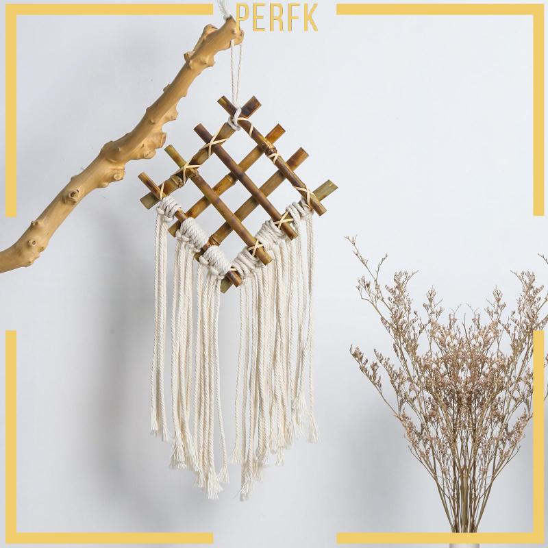 Thảm Dệt Macrame Treo Tường Trang Trí Phong Cách Bohemian