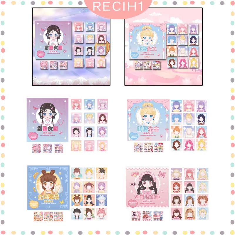 Bộ Sách Hoạt Động Làm Mặt Kèm 12 Trang Và 100 Miếng Dán Vui Nhộn Làm Quà Sinh Nhật Cho Bé Gái