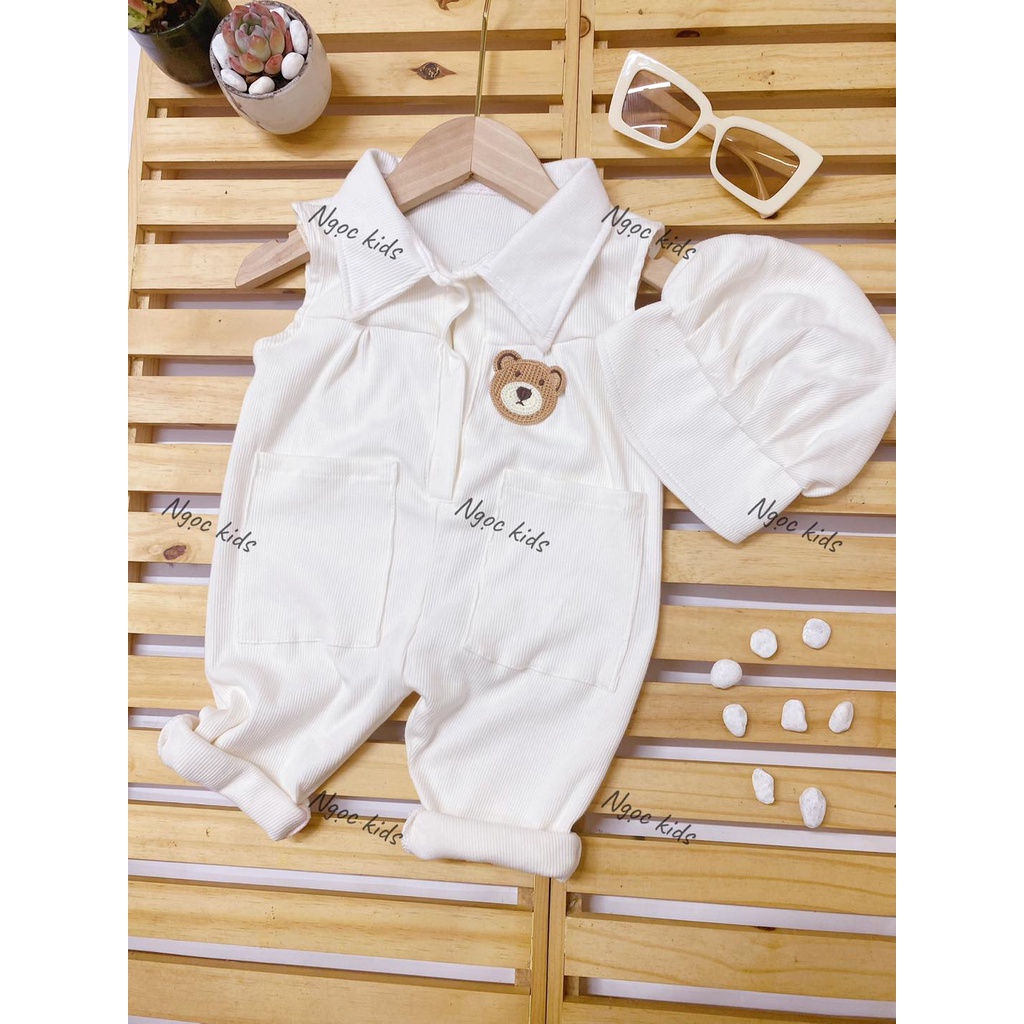 Set jum gấu bông 2 màu size 8-15kg