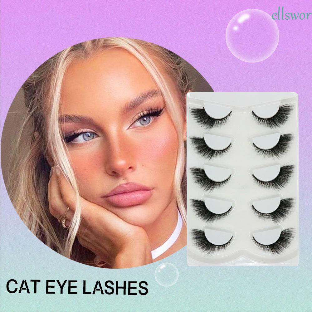 Elsworth Lông Mi Giả Dài Mềm Mại Có Thể Tái Sử Dụng Cho Nữ