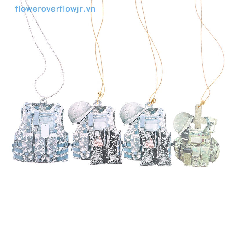 1 Móc Khóa Hình Nón Họa Tiết Rằn Ri Bằng Acrylic