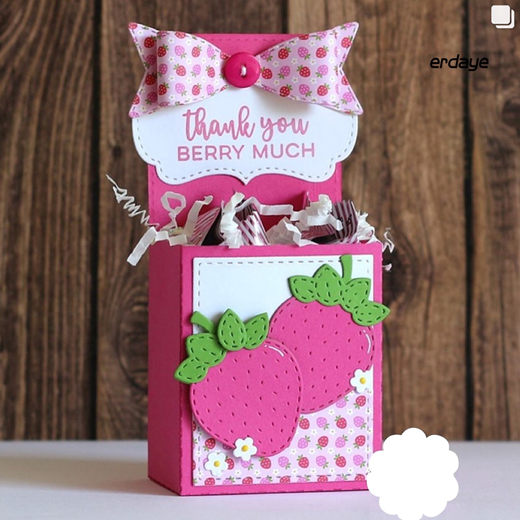 Khuôn Cắt Giấy Làm Từ Kim Loại Hình Trái Cây Trang Trí Scrapbook
