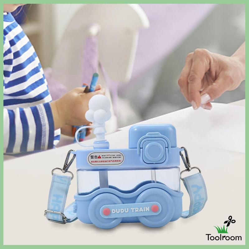 Bình Nước Di Động Dễ Thương Có Dây Đeo Vai Tùy Chỉnh Cho Bé