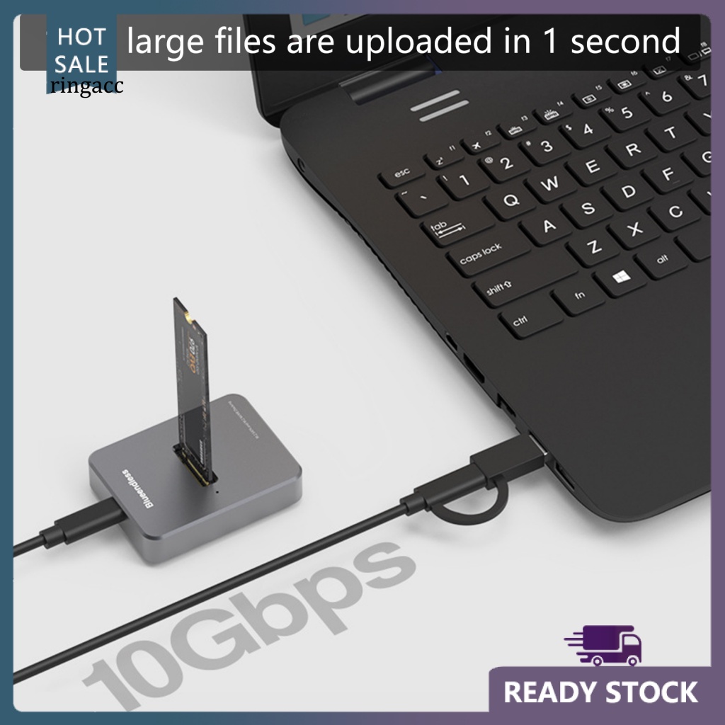 Vỏ Ổ Cứng Bằng Hợp Kim Nhôm Tốc Độ Cao M.2 SATA / NVMe Type-C 3.1