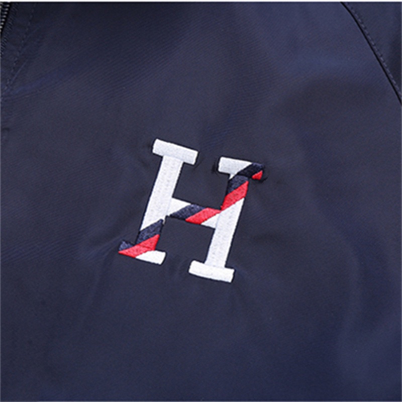 Áo Khoác Gió Thể Thao Thêu Logo Tommy Hilfiger Thời Trang Cho Nam Và Nữ