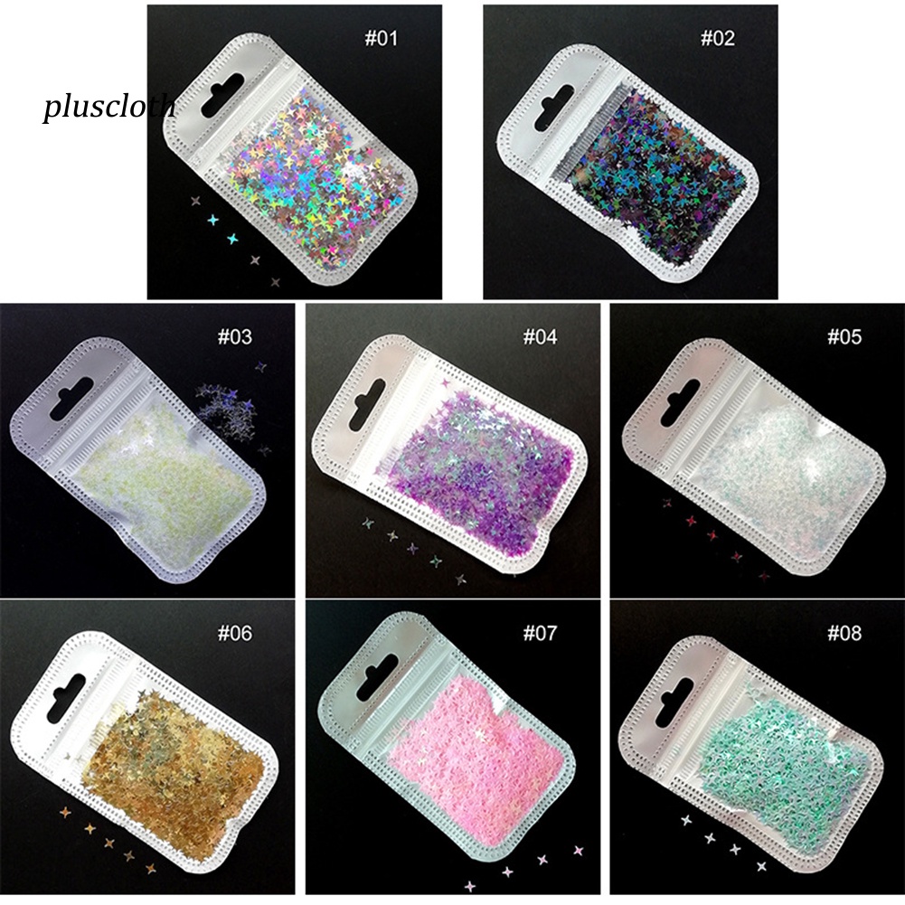 Hộp Sequin Lấp Lánh Trang Trí Móng 3D