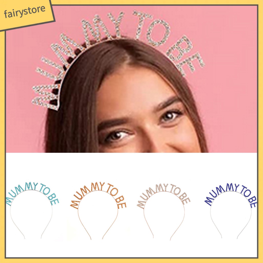 Băng Đô Cài Tóc Đính Đá Hình Vương Miện Gọn Nhẹ Lấp Lánh Thời Trang Cho Nữ