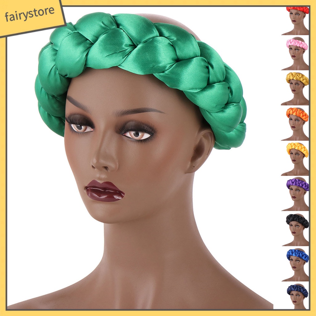 Băng Đô Cài Tóc Dày Dặn Màu Trơn Dùng Rửa Mặt Cho Nữ