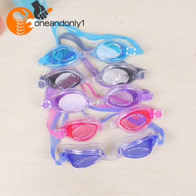 Kính Bơi Hd Chống Sương Mù Chống Thấm Nước Kèm Bịt Tai (Màu Sắc Ngẫu Nhiên)