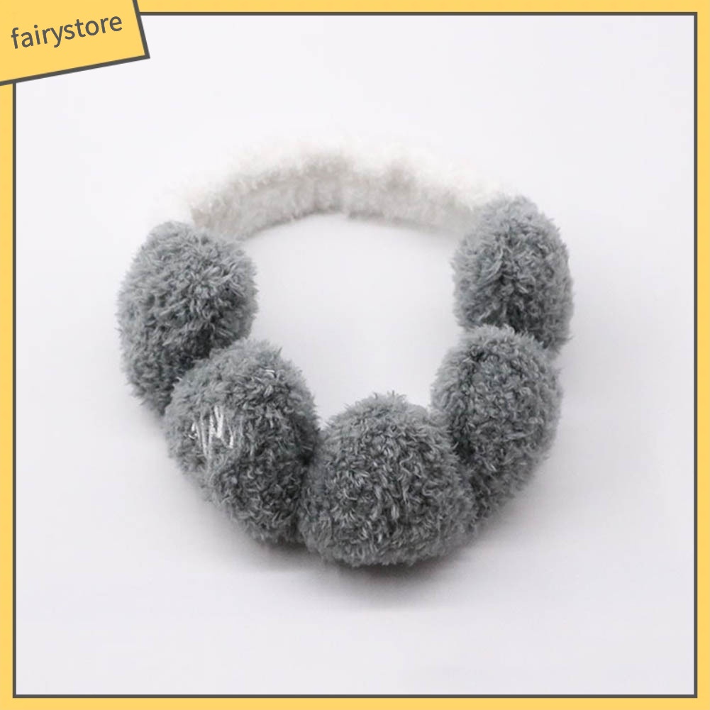 Băng Đô Cài Tóc Mềm Mại Hình Trái Tim Dễ Thương Dùng Rửa Mặt / Trang Điểm Cho Nữ