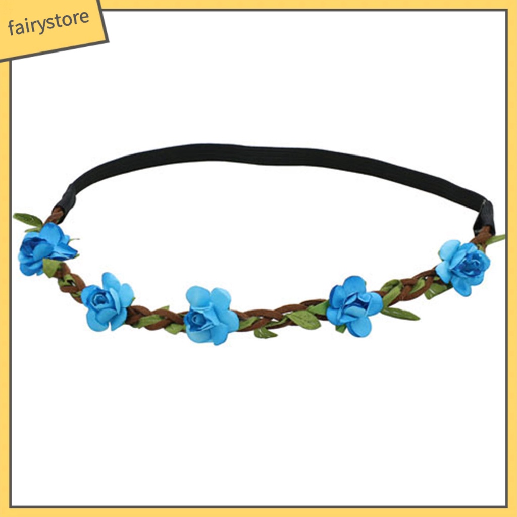 Băng Đô Hoa Cài Tóc Phong Cách Boho Cho Nữ