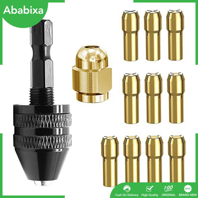 Bộ Ngàm Kẹp Mũi Khoan Điện Bằng Đồng Thau Cho Máy Mài Điện Xoay Được