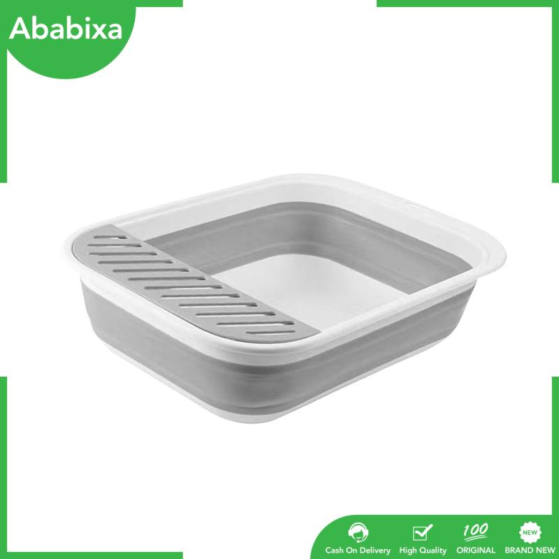 [Ababixa] Hộp Đi Vệ Sinh Bán Nguyệt Gấp Lại Được Nhỏ Gọn Cho Thú Cưng Đi Du Lịch