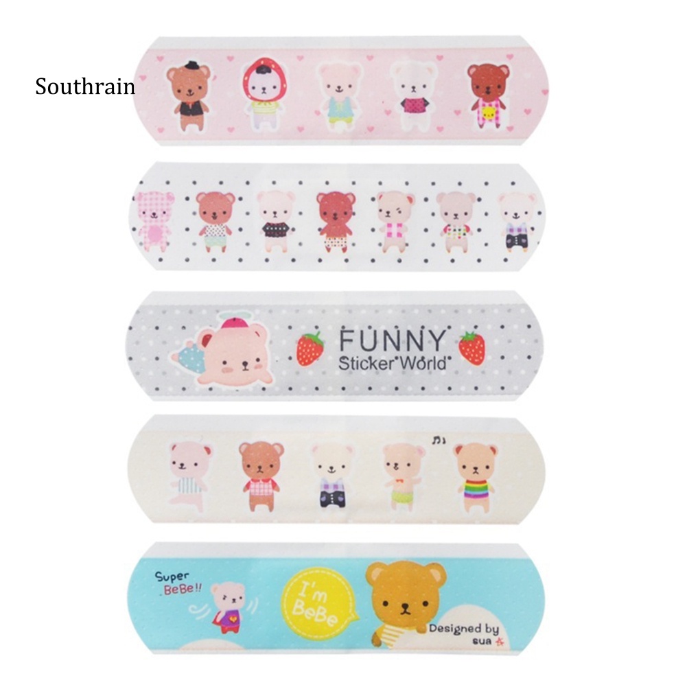 Set 10 / 20 / 50 Băng Gạc Cứu Thương Hình Thú Hoạt Hình Chống Nước