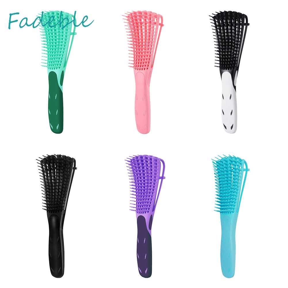 Lược Chải Tóc Mát Xa Da Đầu Bằng Nhựa Tpe Trọng Lượng Nhẹ Chuyên Dụng Cho Salon