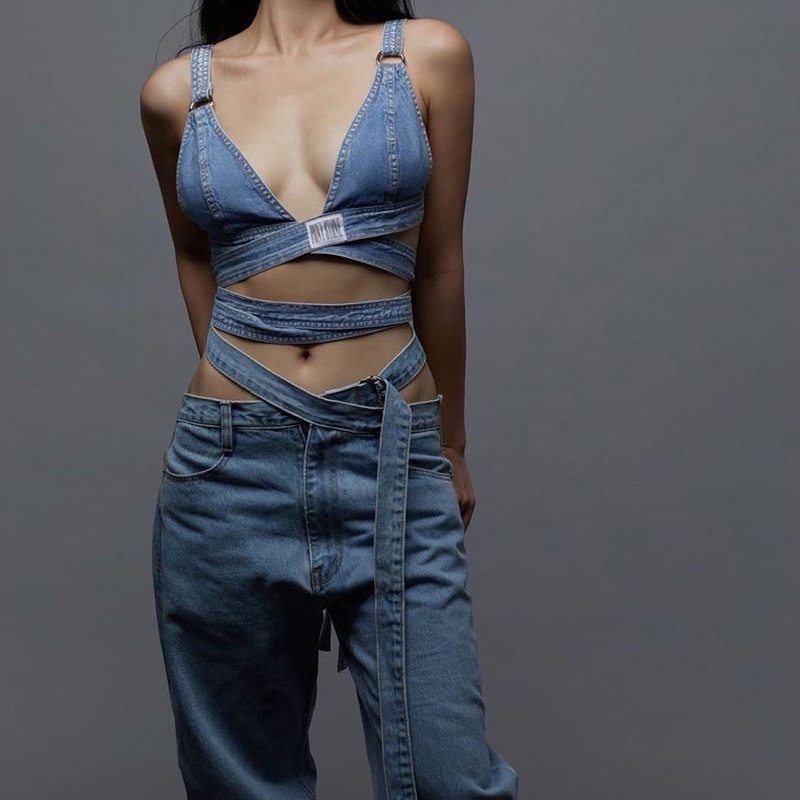 Weird Puss Áo Hai Dây Màu Trơn Hở Lưng Quyến Rũ Thời Trang Mùa Hè Cho Nữ