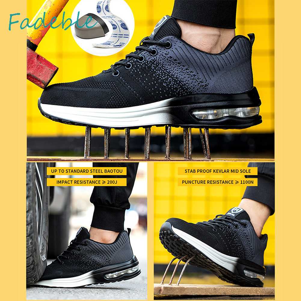 Giày Thể Thao Thoáng Khí Bảo Vệ Chân Cho Nam Nữ