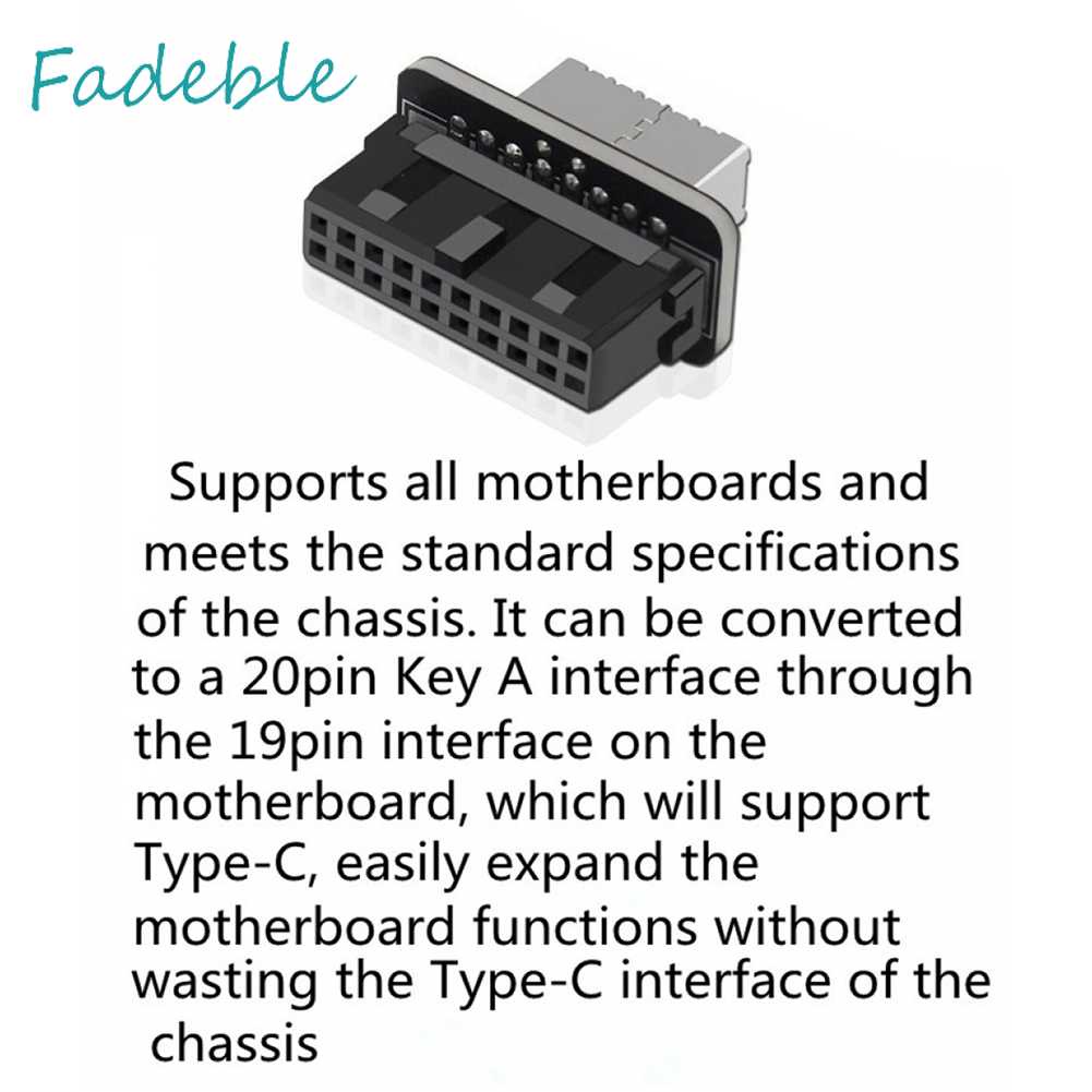 Đầu Chuyển Đổi USB 3.0 19P / 20P Sang TYPE E Chất Lượng Cao