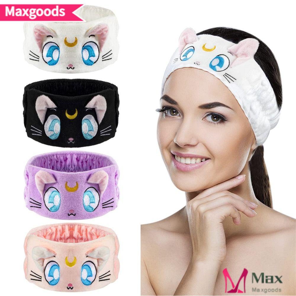 Băng Đô Trang Điểm / Rửa Mặt In Họa Tiết Mèo Thời Trang Cho Nữ