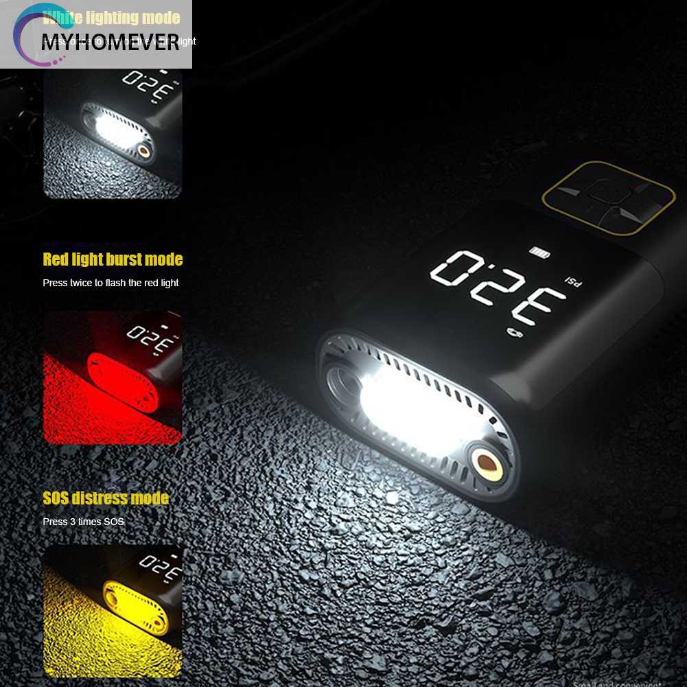 Máy Bơm Lốp Xe Điện Mini 4000mAh 150PSI Type-C USB