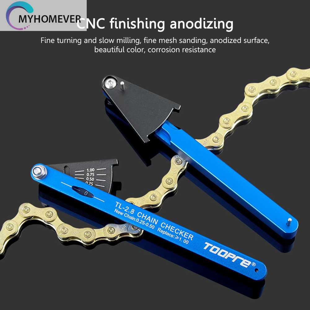 Đồng Hồ Đo Dây Xích Xe Đạp Leo Núi Bằng Nhôm Chuyên Dụng