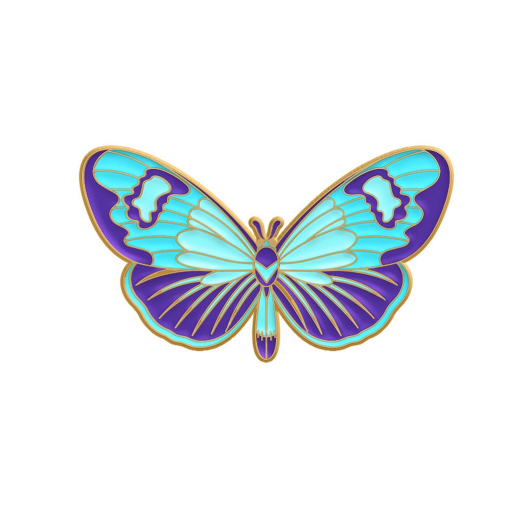 Cửa Hàng Cổ Tích| Trâm Cài Áo Hình Bướm Bằng Hợp Kim Thời Trang Cho Nữ